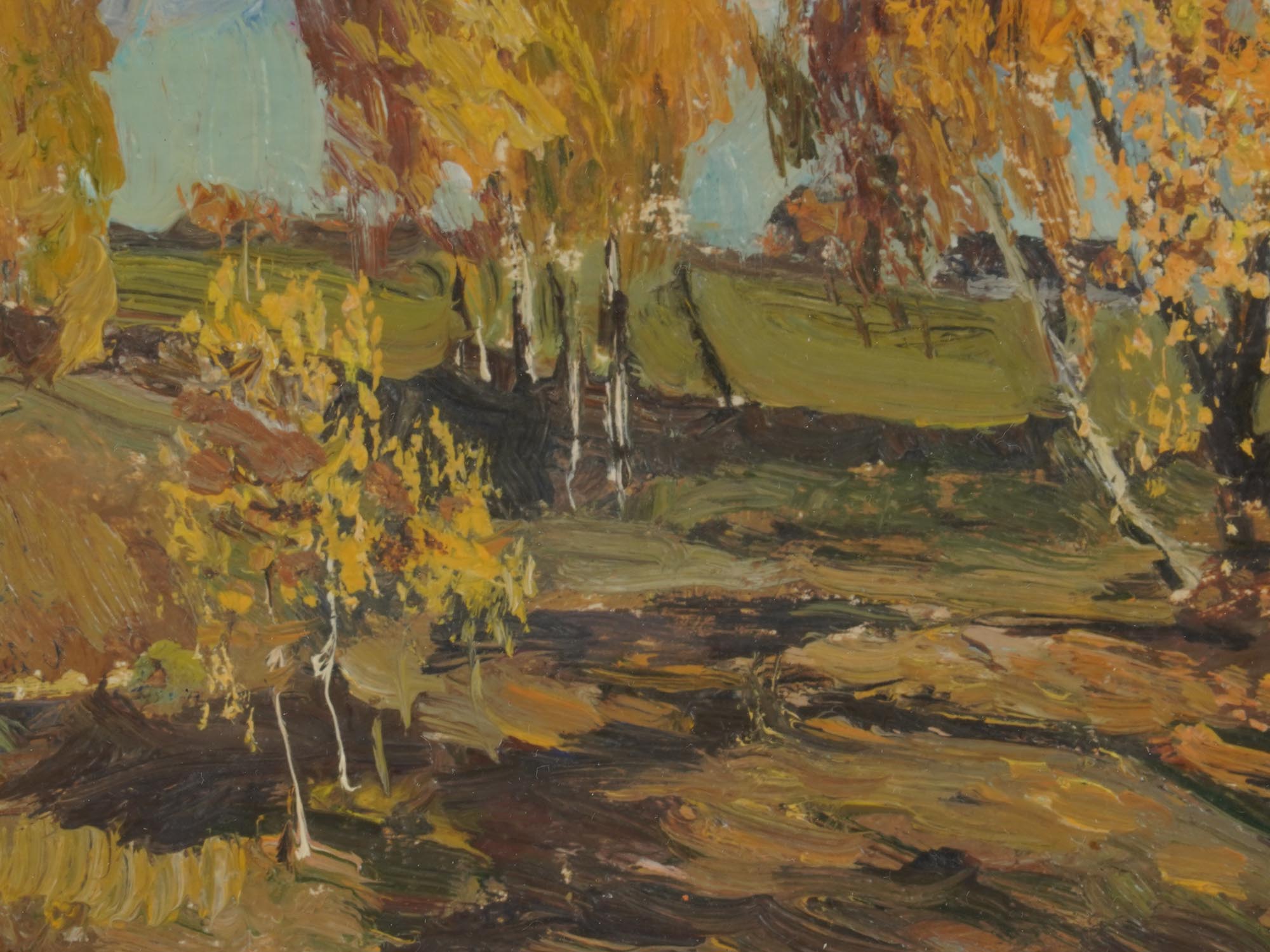 RUSSIAN LANDSCAPE OIL PAINTING BY GERMAN TATARINOV PIC-2